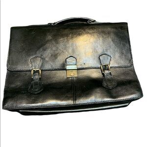 Vintage Grinta Leather Laptop Bag
